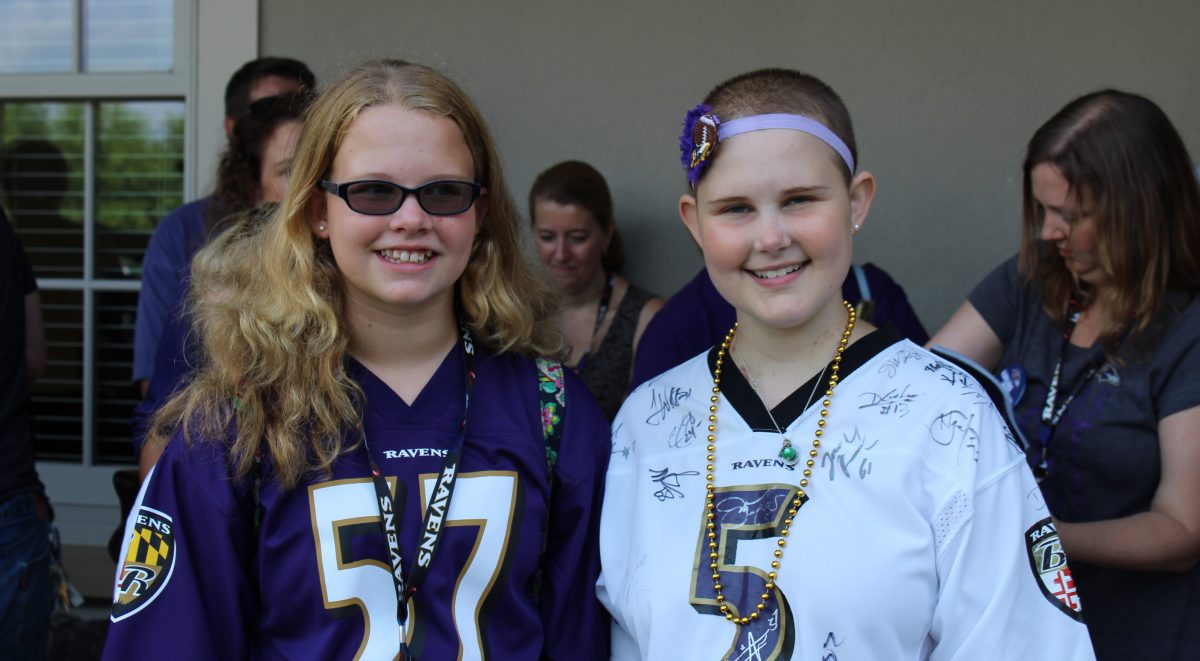 Emily Kolenda at Ravens Trainig Camp