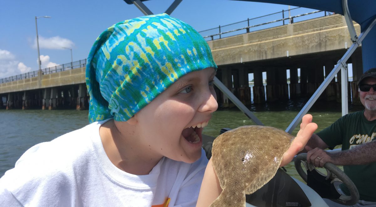 Kate going Fishing