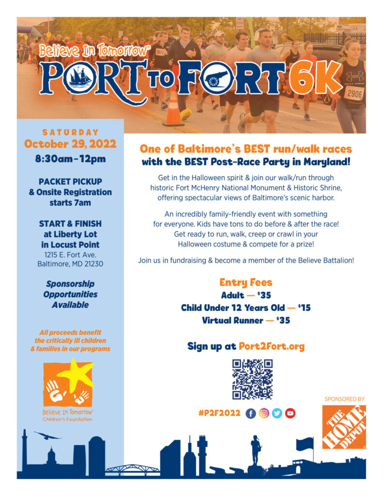 Port To Fort 6K 2021 Believe In Tomorrow Children's Foundation